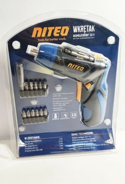 АККУМУЛЯТОРНАЯ ОТВЕРТКА NITEO ОТВЕРТКА автоматическая 3,6 В