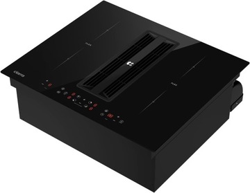 Индукционная варочная панель CIARRA с вытяжкой, ширина 59 см, 4 конфорки CombiZone