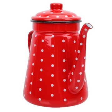 EKSPRESY DO KAWY EMALIOWANY DZBANEK RETRO czajniczek do herbaty