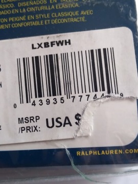 POLO RALPH LAUREN SLIPY MĘSKIE W 48 2 PAK BIAŁE