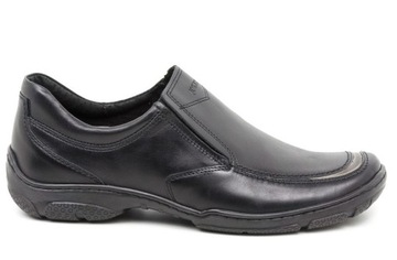 JOKER BUTY WSUWANE SKÓRZANE POLSKIE 213 CZARNE 41