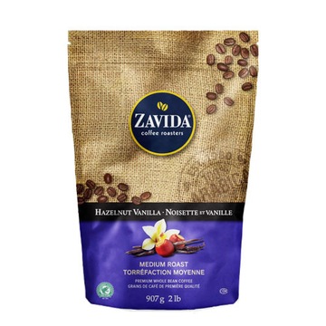 Zavida Vanilla Walnut 907g flavored coffee beans