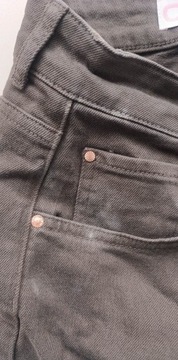 Only brązowe jeansy wide leg defekt W29 L34