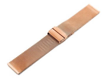 Bransoleta Pacific M8 - siatka HQ - rosegold 24mm