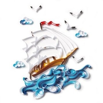 Quilling Paper Zestaw do Quillingu Paski 40x50 cm