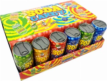 Drażetki Cukierki Soda Candy 24 szt