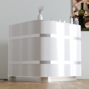 Стойка ресепшн R14 130x100см LED