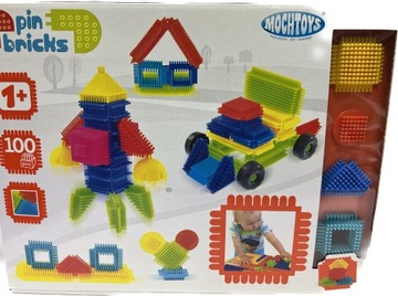 Klocki wafle mochtoys 100 el.