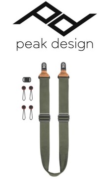 Ремень для фотоаппарата Peak Design Slide Серый Зеленый v3