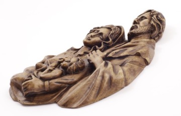 СВЯТОЕ СЕМЕЙСТВО |БАРЕЛЬФЕ | как СДЕЛАНО ИЗ ДЕРЕВА |ИЗОБРАЖЕНИЕ | на стене | висит |