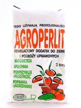 Agro Perlit 2L Spulchnia Ziemię Gromadzi Wodę