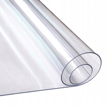 Мягкая стеклянная скатерть 1мм ПВХ прозрачная скатерть
