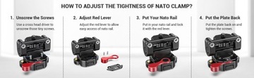 ДЕРЖАТЕЛЬ МОНИТОРА SMALLRIG 2100 NATO ЗАЖИМ