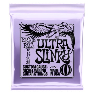 Struny do gitary elektrycznej Ernie Ball 2227 Ultra Slinky Nickel 10-48