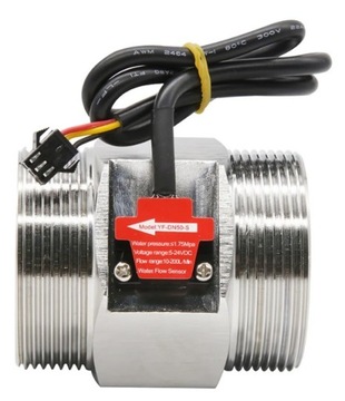 РАСХОДОМЕР ДАТЧИК РАСХОДА ЖИДКОСТИ 2 дюйма, нержавеющая сталь