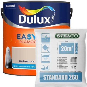 Dulux EasyCare Farba Piaskowa moc 2,5L + GRATIS