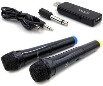 ACCENT PRO - Два беспроводных микрофона с USB-приемником для динамика с f