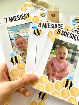 украшение рамок фотогирляндами к году BUSY BEE