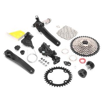 9-biegowy zestaw grupowy 42T koło zamachowe