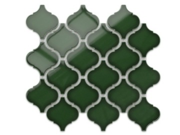 MOZAIKA CERAMICZNA ARABESKA DEEP GREEN ZIELONA