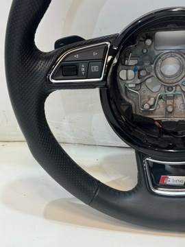KIEROWNICA AUDI A7 C7 4G S-LINE ŁOPATKI 8X0419091M KOMPLETNA BDB. !