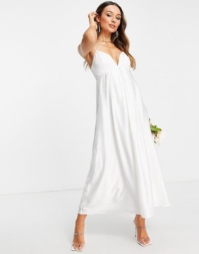 АТЛАСНОЕ СВАДЕБНОЕ ПЛАТЬЕ Asos Edition XXK vac XL