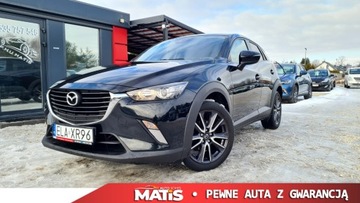 Mazda CX-3 Crossover 2.0 SKY-G 120KM 2017 Mazda CX-3 2.0benz Manual Navi LIFT kamera climatronic 100 bezwypadek Skora