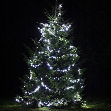 LAMPKI CHOINKOWE 500 LED BIAŁE ZIMNE 35M PROGRAMATOR ŚWIATEŁKA ŁAŃCUCH