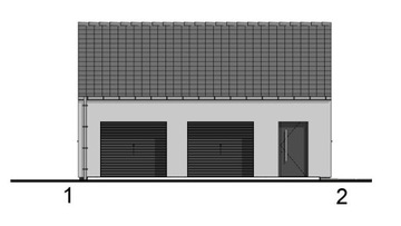 PROJEKT BUDYNKU GOSPODARCZEGO GO21 - modern 1