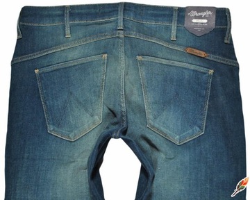 WRANGLER spodnie SLIM jeans blue MOLLY W27 L34