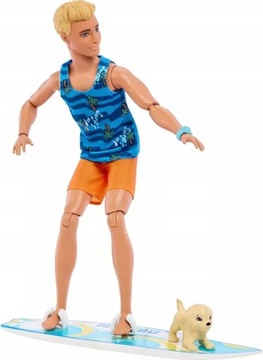 BARBIE LALKA KEN SURF UP MEGA ZESTAW