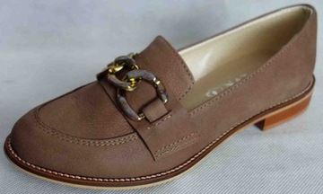 ex_pl Распродажа КОЖАНЫЕ мокасины BROWN FLAT OBC