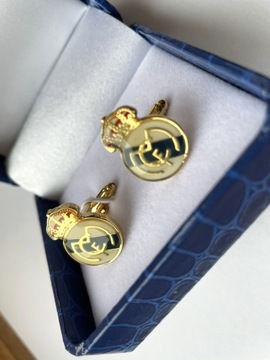 Запонки EXC Football для болельщика «Реала» в футляре