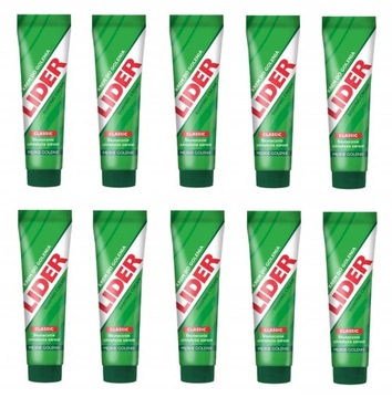 LIDER CLASSIC KREM DO GOLENIA ZIELONY TUBA 10x 65g