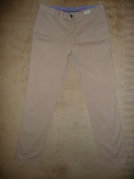 Spodnie TOMMY HILFIGER W33/L32=44/106cm chinosy