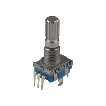 Enkoder 20 imp. L=20 z przyciskiem EC11 pion.