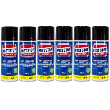 RUST STOP RUST CHECK ANTI-CORROSION 400 zestaw x6