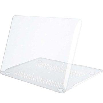 Жесткий чехол Alogy для Apple MacBook Air 13 M1 2020, прозрачный блестящий чехол