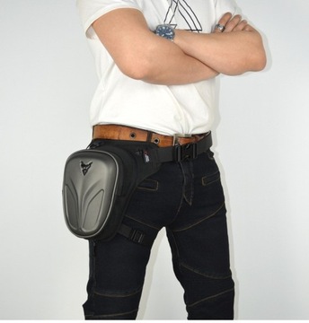 МОТОЦЕНТРИЧЕСКАЯ СУМКА ДЛЯ МОТОЦИКЛА WAGON LEG СУМКА НА БЕДРО СЕРАЯ