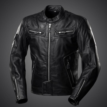 Kurtka motocyklowa skórzana 4SR REBEL 3 retro L