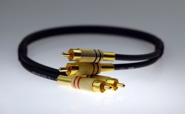Kabel audio cinch 2RCA 2xRCA Cross-Tech R5 GOLD - 1,5m