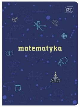 ZESZYT A5 DO MATEMATYKI, 60 KARTEK, KRATKA, PRZYDATNE ŚCIĄGI