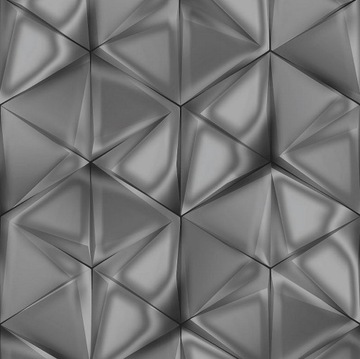TAPETA NA FLIZELINIE GEOMETRYCZNA EFEKT 3D