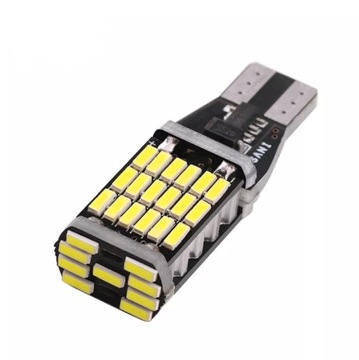 1x W16W T15 led canbus biała 450lm 45led 4014SMD