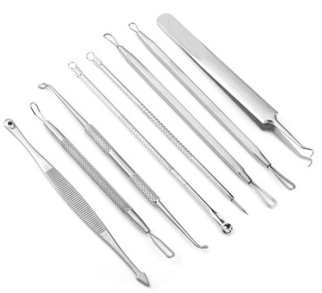 НАБОР ЛОЖЕК UNA ДЛЯ УДАЛЕНИЯ ЧЕРНОВ