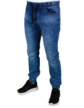 SPODNIE MĘSKIE JOGGER JEANS W38 ROZMIAR 3XL