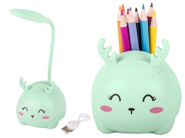 Детский ночник в форме животного, светодиодный органайзер для настольного освещения