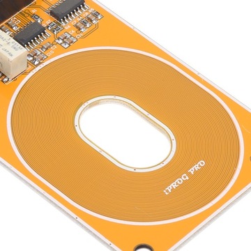 Желтый металлический адаптер RFID-излучателя с функцией защиты от считывания и