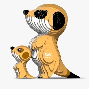 Eko Zestaw Elementy Surykatka Rodzina Puzzle 6+