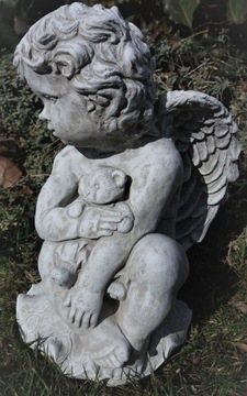 Садовая статуя, бетонная фигурка ангела, большая